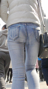 鹰眼力荐灰牛仔少妇前后特写第一季