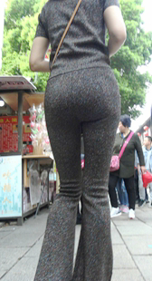 鹰眼力荐闪亮喇叭裤大翘臀美女第二季