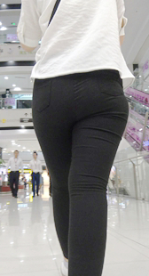 商场打底裤南瓜臀