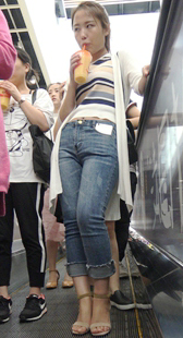 鹰眼力推性感蓝牛美女美三角