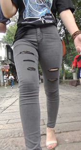 鹰眼力推灰牛宽臀凸三角少妇