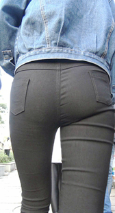 打底裤饱满圆润肥臀