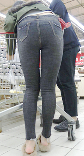 黑牛仔紧身宽臀美女强第一季