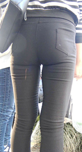 超重口味打底裤肥宽臀熟女