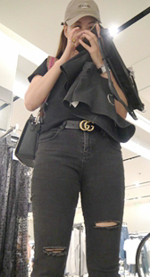 极品黑牛金三角高挑妹子