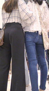 性感牛仔西裤靓丽大美女两枚第二季