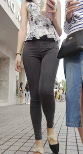 春节献礼牛仔裤前三角就是性感