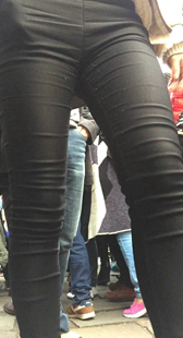 性感打底裤小妹三角美