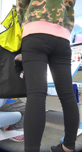 超紧打底裤大PP小妹