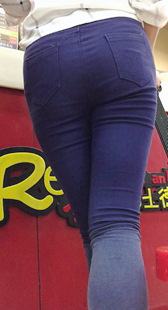 蓝色打底翘臀小美女第二季