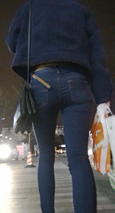 夜拍超紧蓝牛大美女