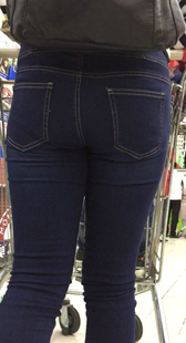 超市紧身牛仔裤视频