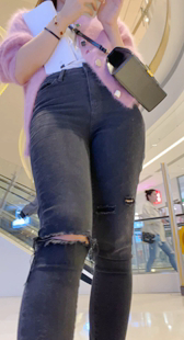 极品黑牛仔性感美三角小姐姐