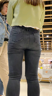 重口味黑牛仔肥臀大学妹