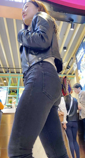 元旦献礼牛仔裤的魅力在于身材的完美