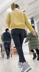 饱满宽大臀牛仔臀少女