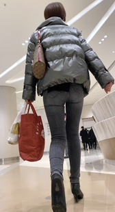 灰牛仔深沟少妇超会扭