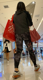 紧身瑜伽裤重口味少妇