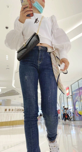 饱满大号丰臀牛仔你行你来