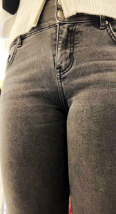 性感灰牛仔金三角妈咪