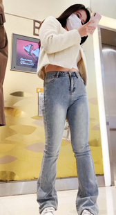 灰牛仔金三角小姐姐