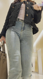 苹果臀深沟美女前三角特写