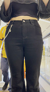 端午节献礼黑裤骆驼趾你看行