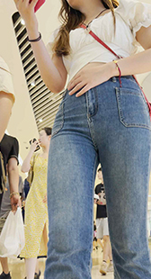 性感牛仔正三角少妇