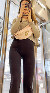 性感瑜伽裤美女翘臀撩人心弦