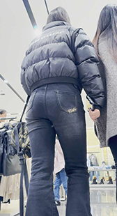 商场包臀黑牛我看行