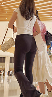 包臀瑜伽鲨鱼裤透内痕