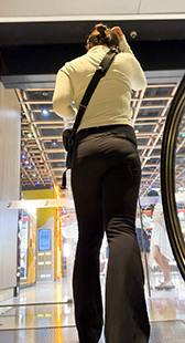 端午献礼长腿包臀黑裤美女小姐姐