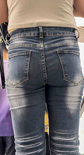 重口味丰臀牛仔