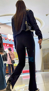 瑜伽裤翘臀狂抖十来波