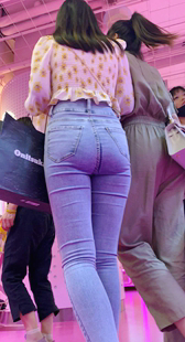 牛仔裤身材比例超赞该有的都有了